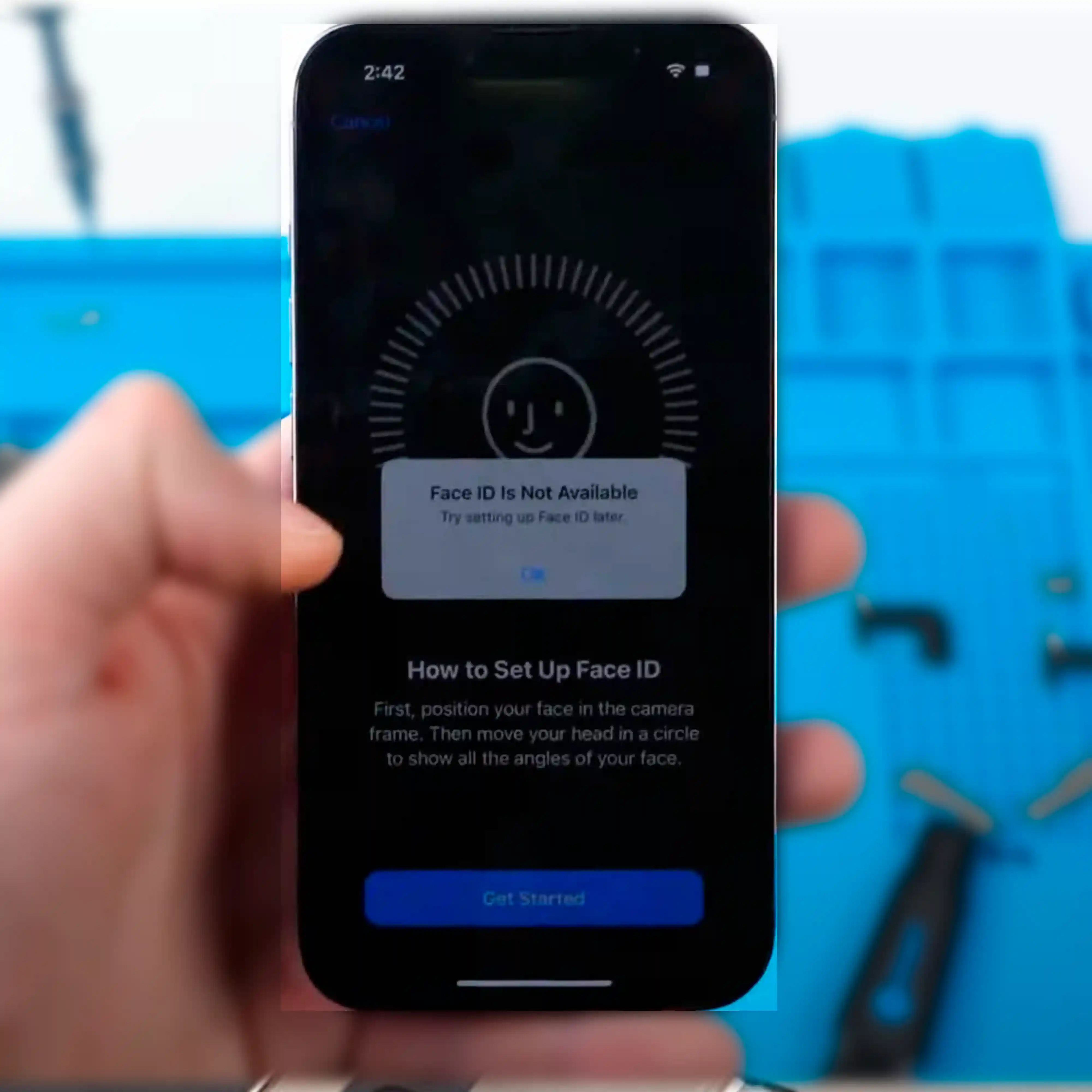 Reparo de Face ID iPhone